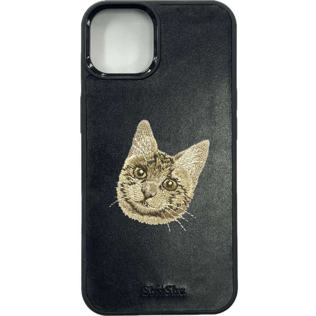 刺繍スマホケース【アメリカンショートヘア】ShiiShu（シーシュ）｜iPhoneケース【C24】