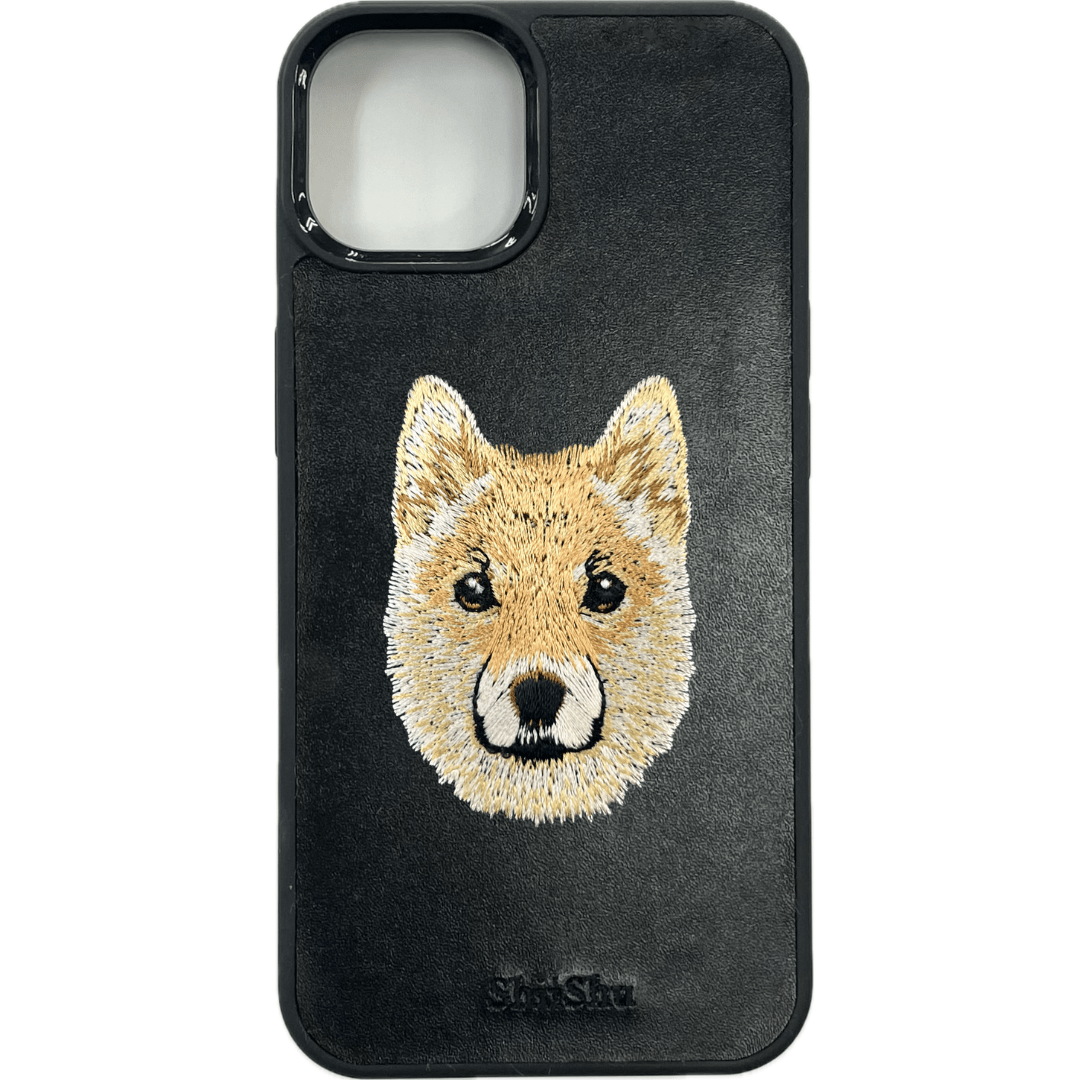 Embroidered smartphone case [Shiba Inu] ShiiShu | iPhone case [C8]