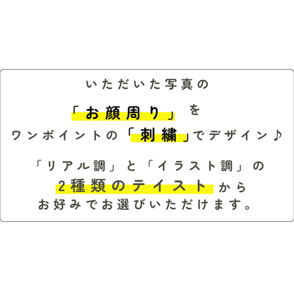 ソフトケース ワンポイント（リアル調）【A：写真から】