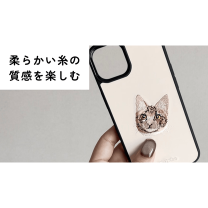 【ORDER】刺繍スマホケース