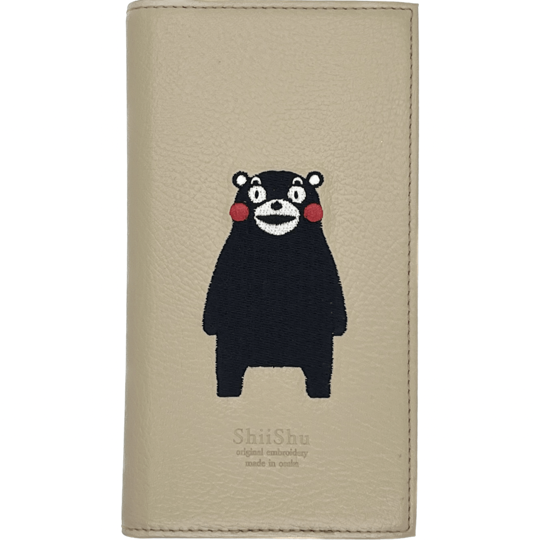 刺繍スマホケース 【くまモン】ShiiShu(シーシュ) |iPhoneケース【C1】 刺繍スマホケース 【くまモン】ShiiShu(シーシュ) |iPhoneケース【C1】