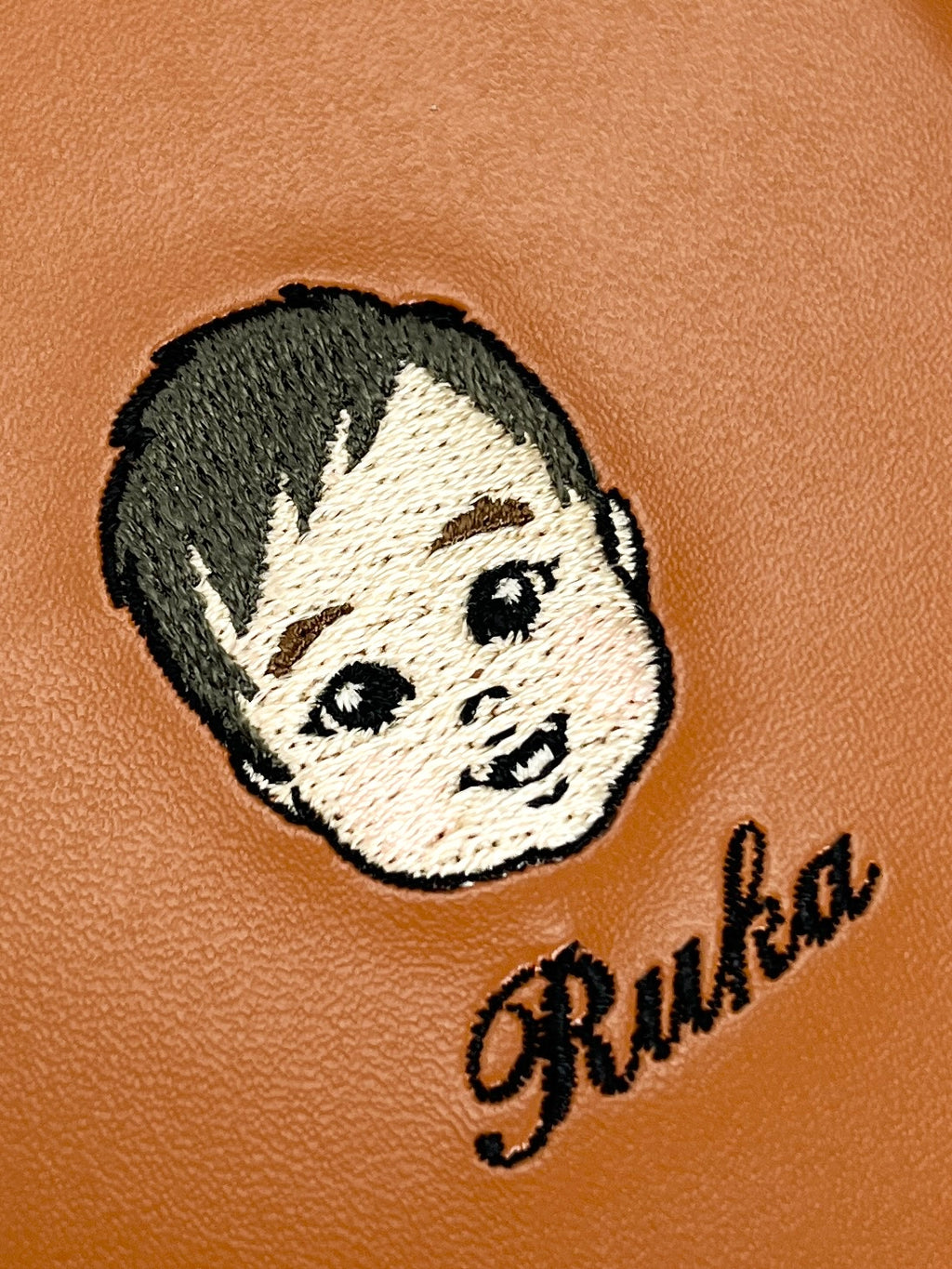 ＜ORDER WORK＞ Embroidered smartphone case [Child (Ruka) - Illustrated] ShiiShu | iPhone case, notebook style compatible